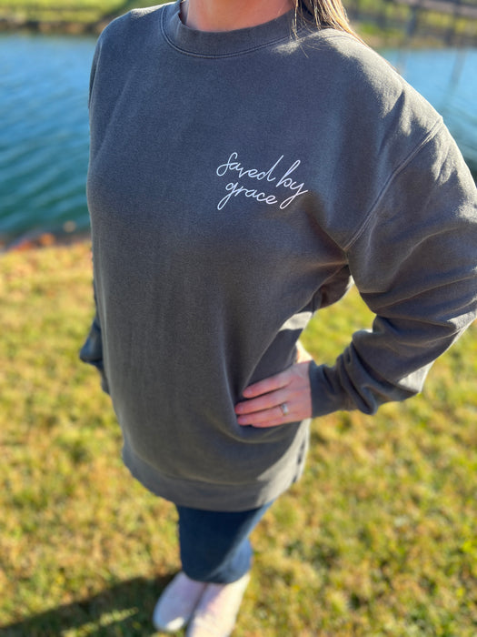 Saved By Grace Crewneck