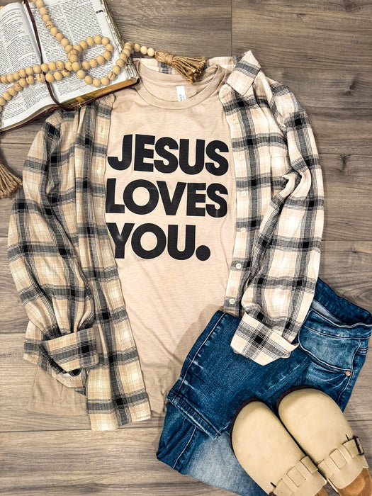 Unisex Jesus Loves You Tee