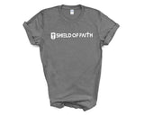 Grey Shield of Faith Unisex Tee Shirt