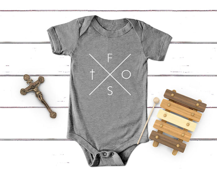 Sign of the Cross Onesie Tee