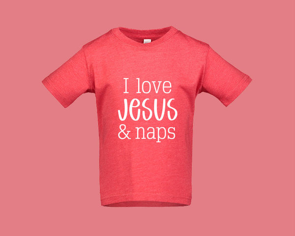 I love Jesus u0026 Naps Toddler Shirt | Shield of Faith Co Apparel – Shield Of  Faith