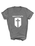 Men's Shield of Faith Badge Tee