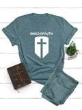 Women's Shield of Faith Badge Tee