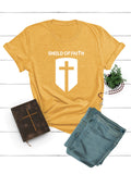 Women's Shield of Faith Badge Tee