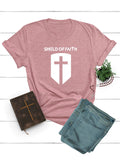 Women's Shield of Faith Badge Tee
