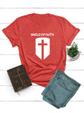 Women's Shield of Faith Badge Tee