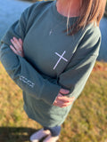 God is Within Her, She Will Not Fail Crewneck
