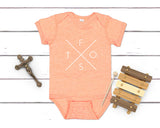 Sign of the Cross Onesie Tee