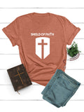 Women's Shield of Faith Badge Tee