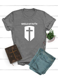 Women's Shield of Faith Badge Tee