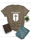 Women's Shield of Faith Badge Tee